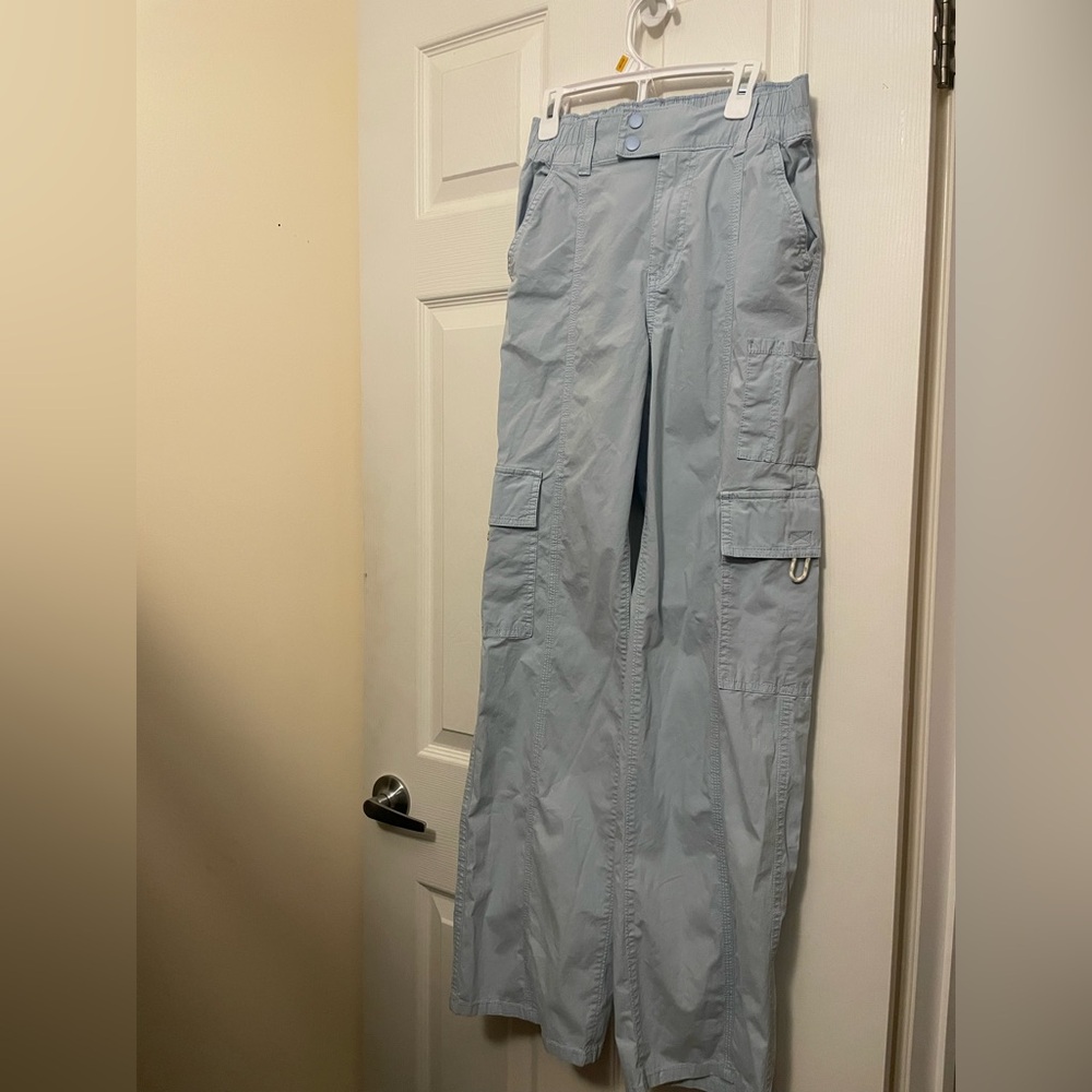 SO Women's Light Blue Cargo Jeans